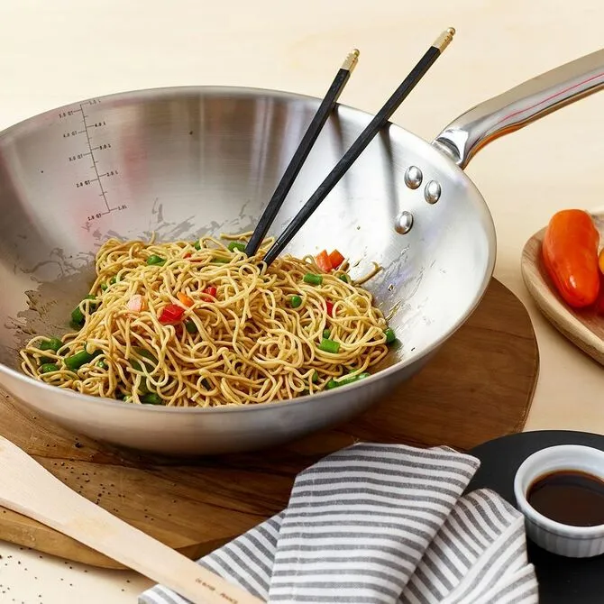 De Buyer Alchimy Wok - 12.6 In