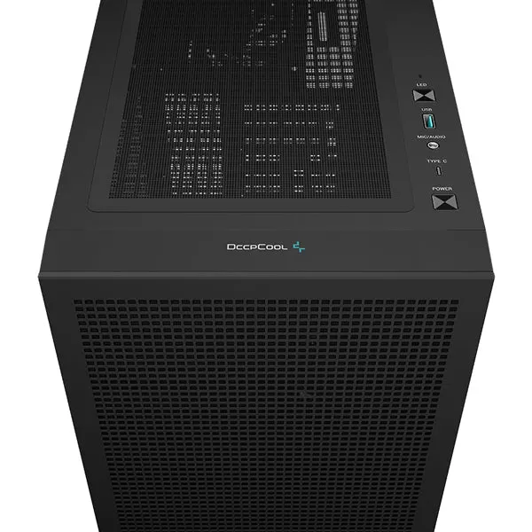 DeepCool | CH560 | Digital ATX Mid Tower Case Tempered Glass - Black