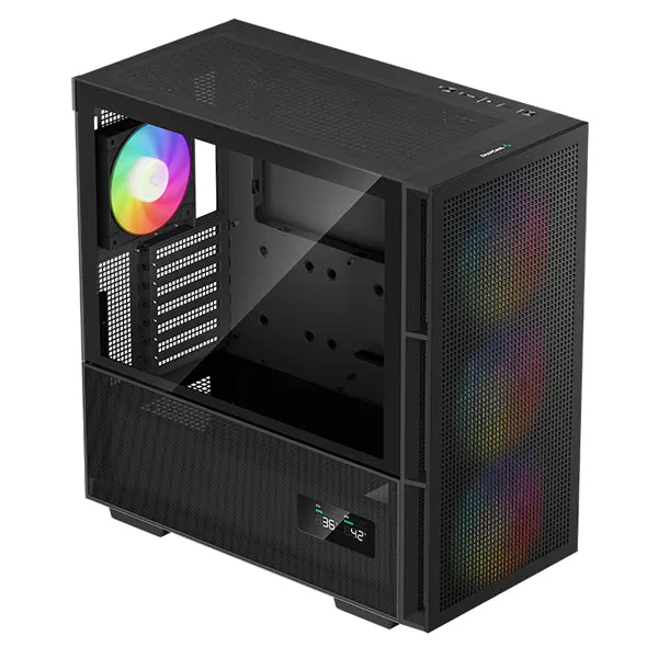 DeepCool | CH560 | Digital ATX Mid Tower Case Tempered Glass - Black