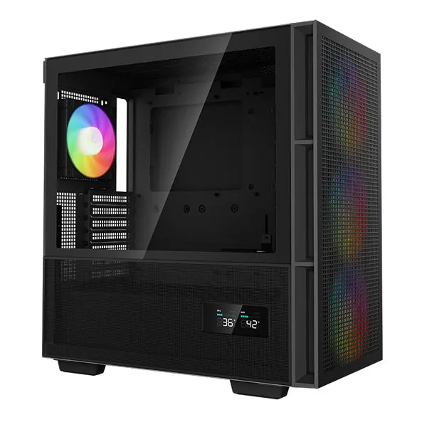 DeepCool | CH560 | Digital ATX Mid Tower Case Tempered Glass - Black