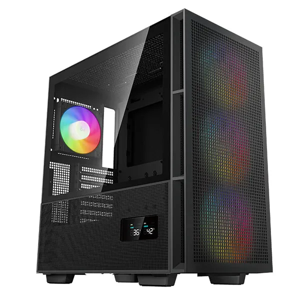 DeepCool | CH560 | Digital ATX Mid Tower Case Tempered Glass - Black