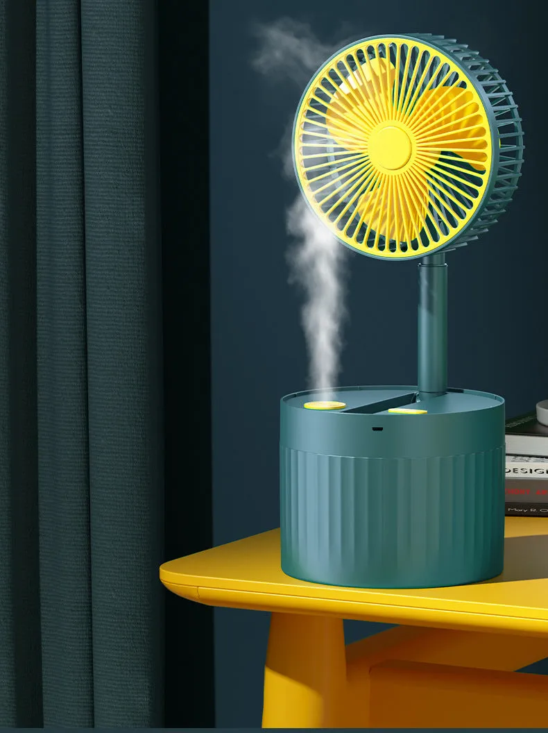 Desktop Foldable Rechargeable Humidification Mini Fan F-082