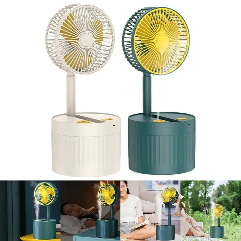 Desktop Foldable Rechargeable Humidification Mini Fan F-082