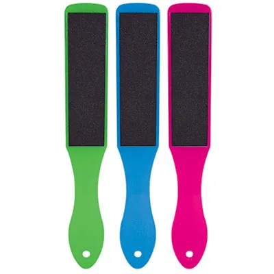 DL Pro - Deluxe Neon Foot File 80/120 Grit - 3 Colors/Case