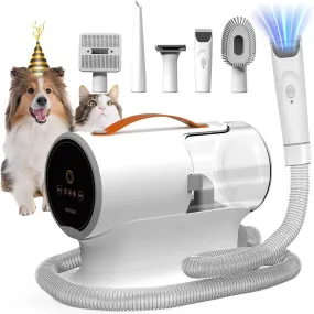 Dog Hair Vacuum Grooming Kit 12000Pa 2L Capacity