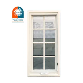 Doorwin 2021Wholesale Solid Wood Open Outside Large French Swing Crank Type Casement Window with Mosquito Net