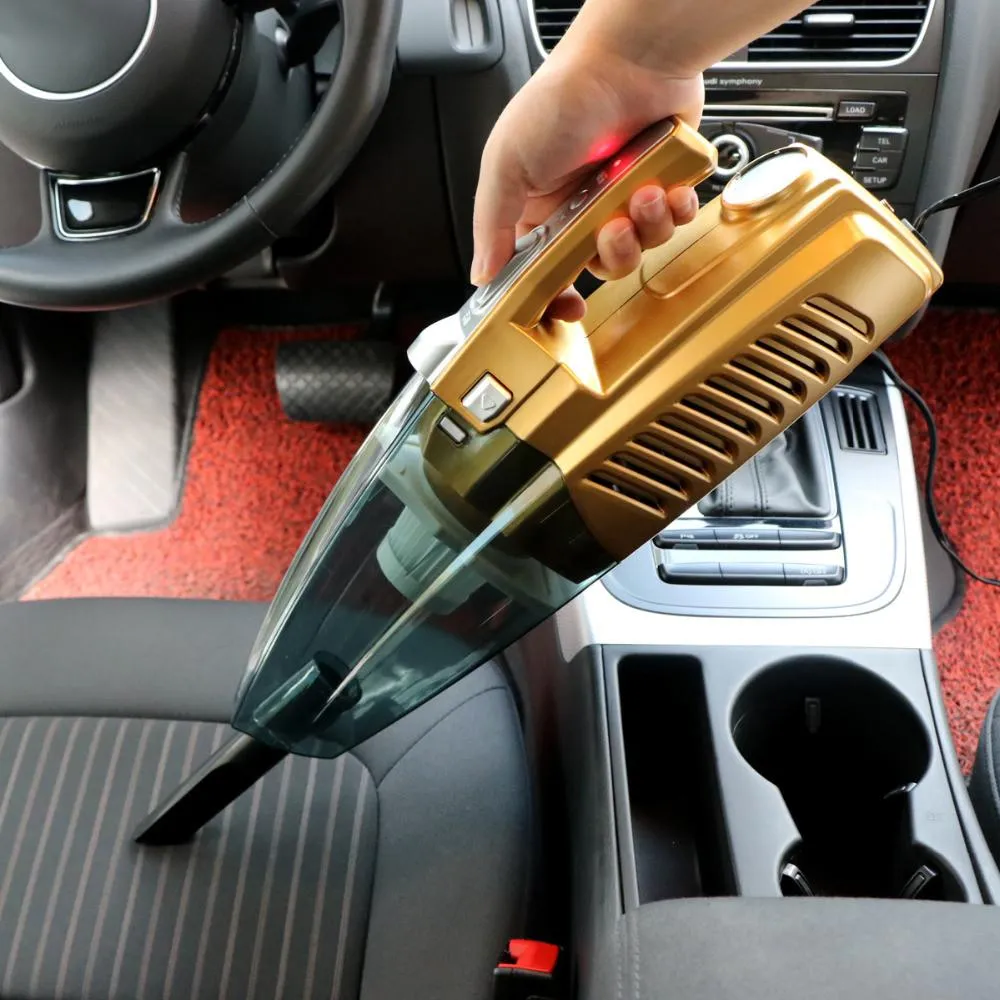 Dual-Use 12V Portable Car Vacuum/Tire Inflator