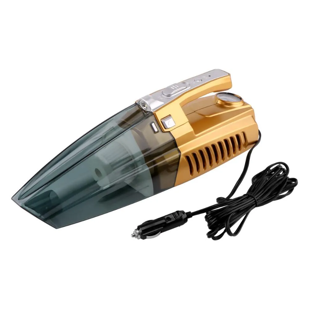 Dual-Use 12V Portable Car Vacuum/Tire Inflator