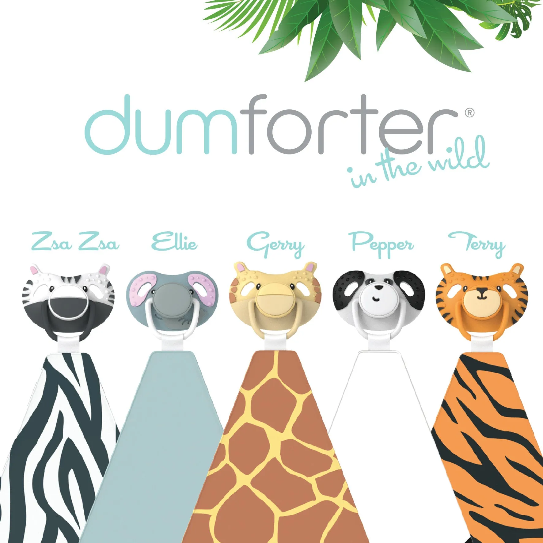 Dumforter Dummy and Comforter Terry Tiger