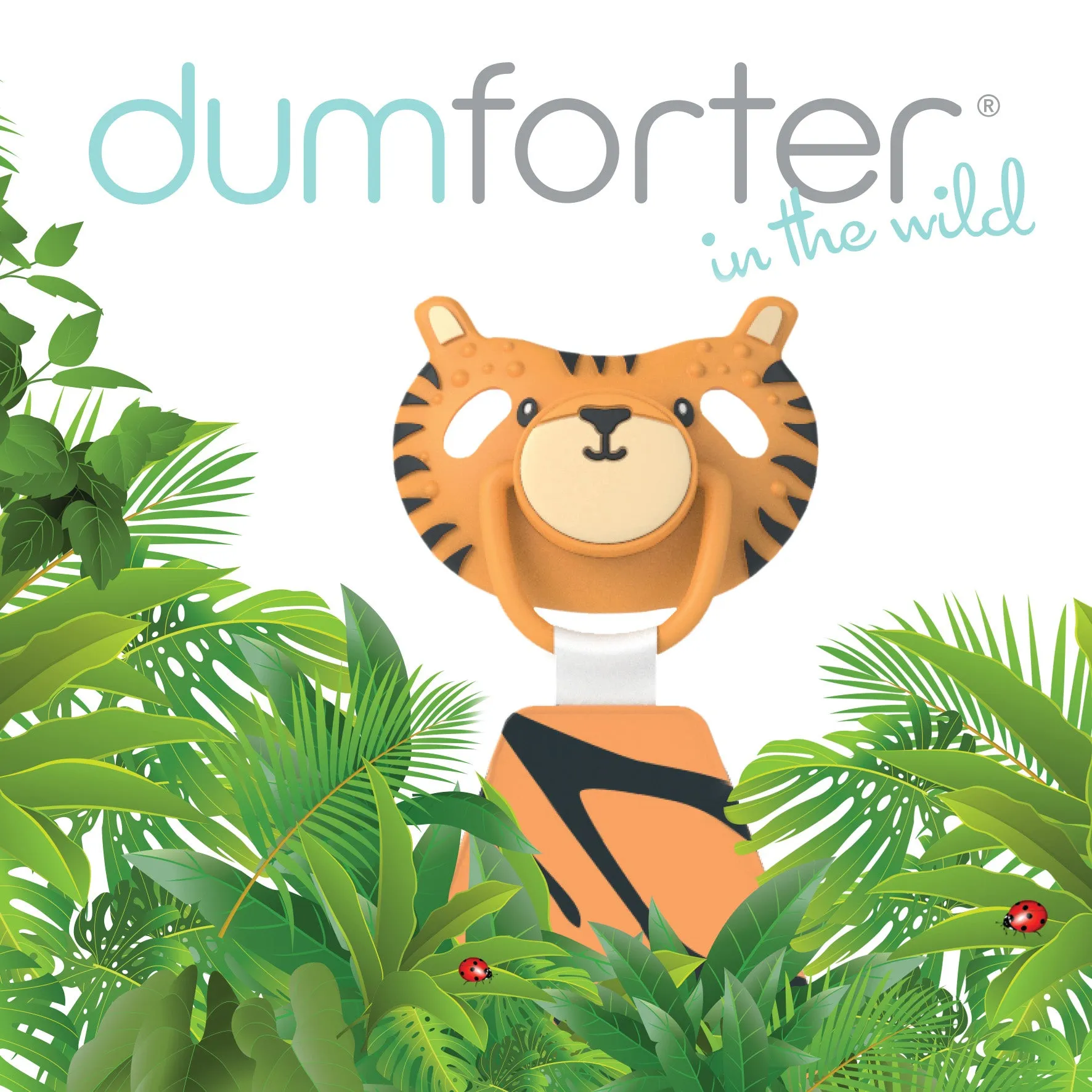 Dumforter Dummy and Comforter Terry Tiger