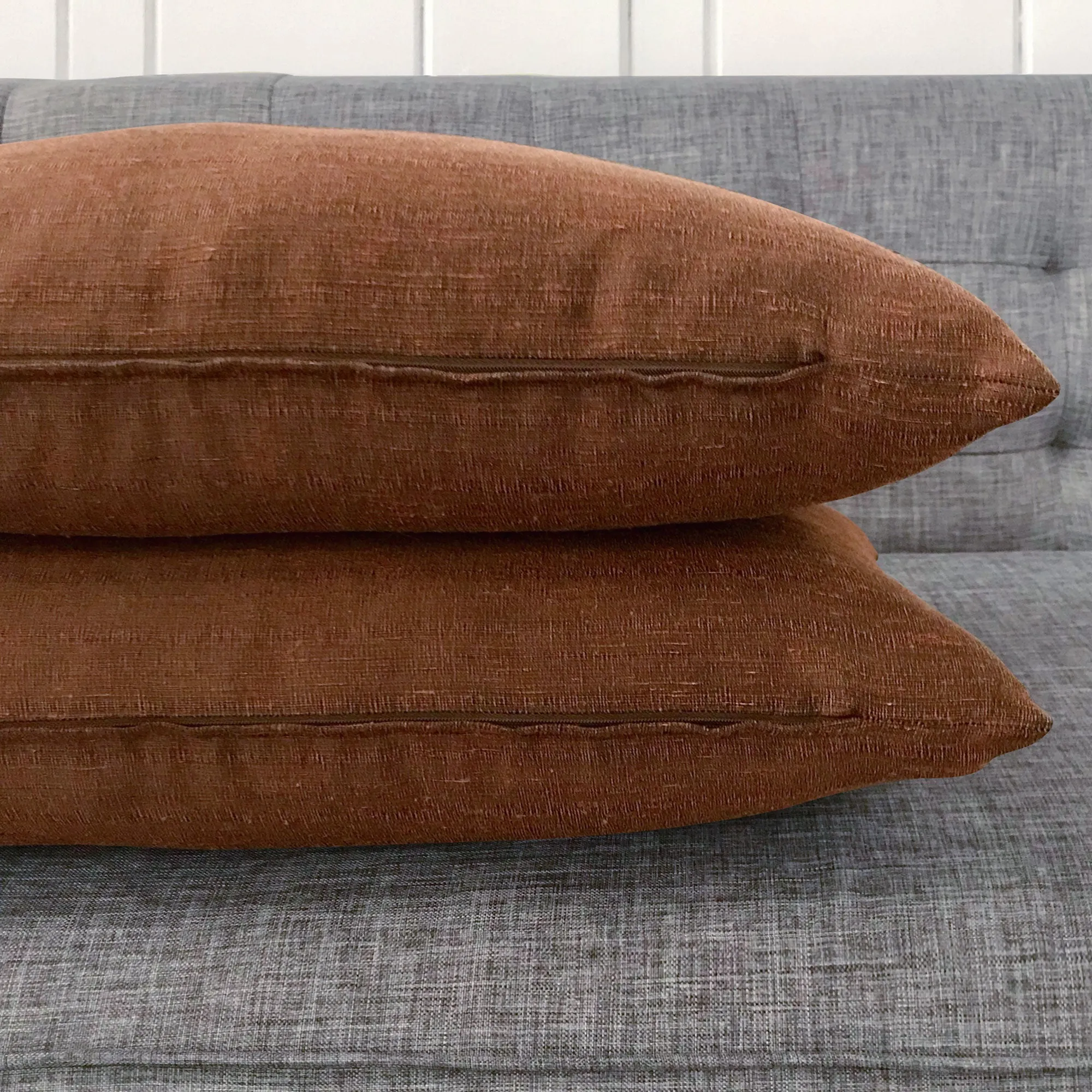 Earthen Brown Decorative Pillow Cover 15x26