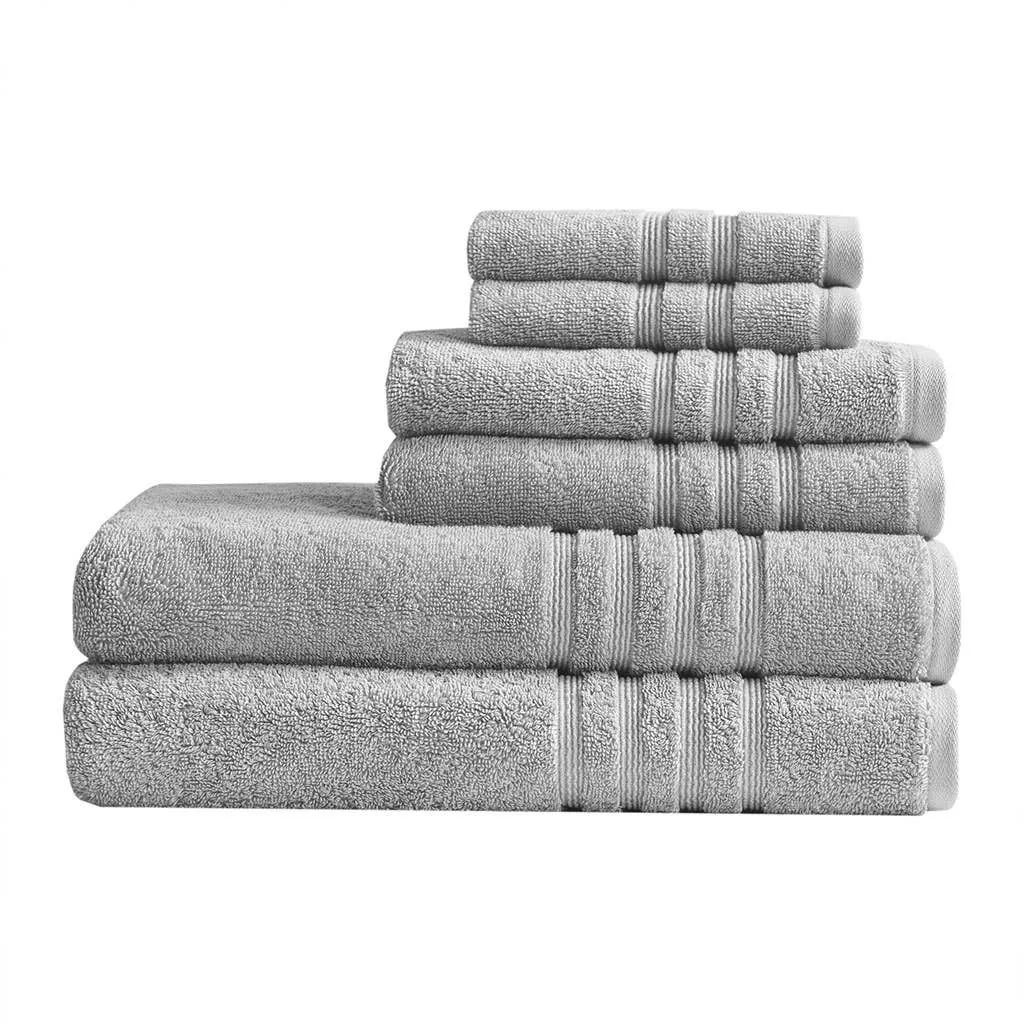 Eco-Friendly Recycled 6-Piece 650gsm Bath Towel Set*