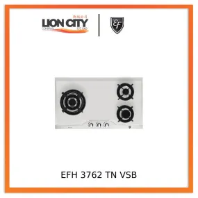 EF EFH 3762 TN VSB 78cm Built in Stainless Steel Gas Hob EFH3762TNVSB