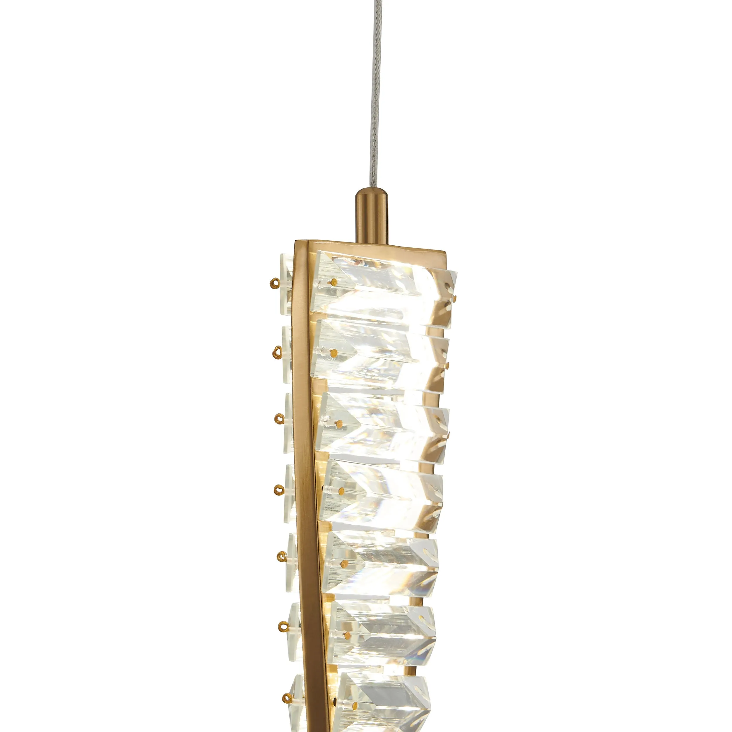 Efell Brushed Gold 10 Watt Pendant