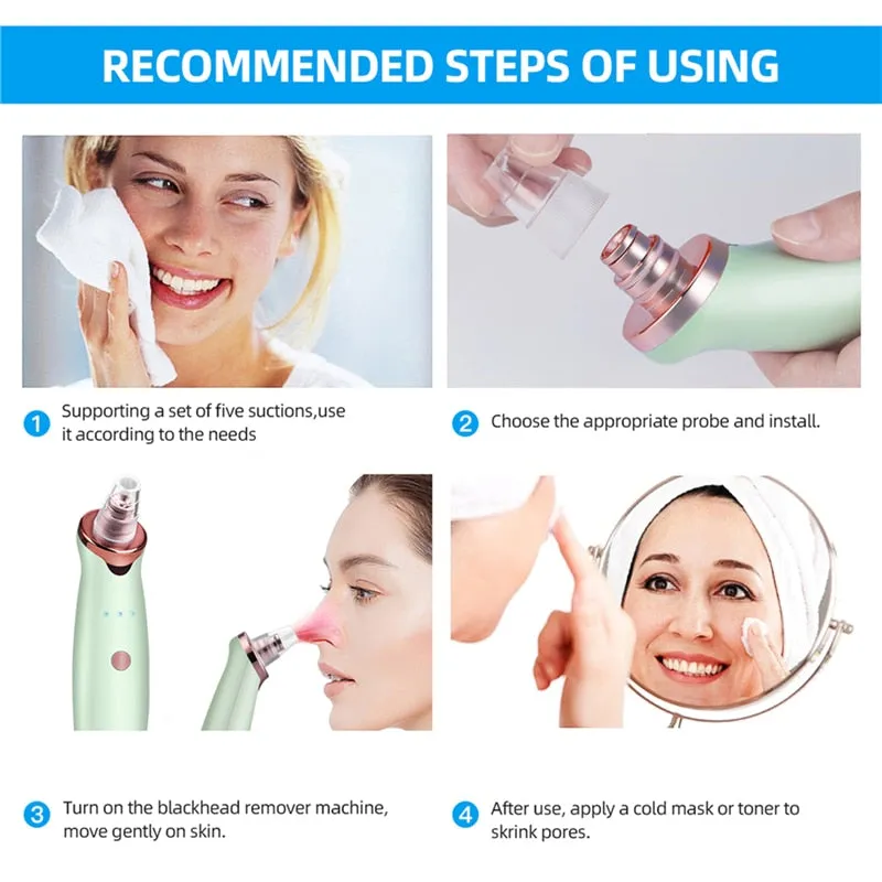 Electric Blackhead Remover Facial Cleansing Pore Pimples