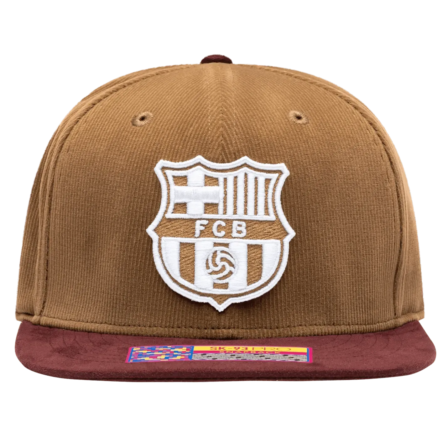 Fan Ink Collection Barcelona Cognac Snapback Hat