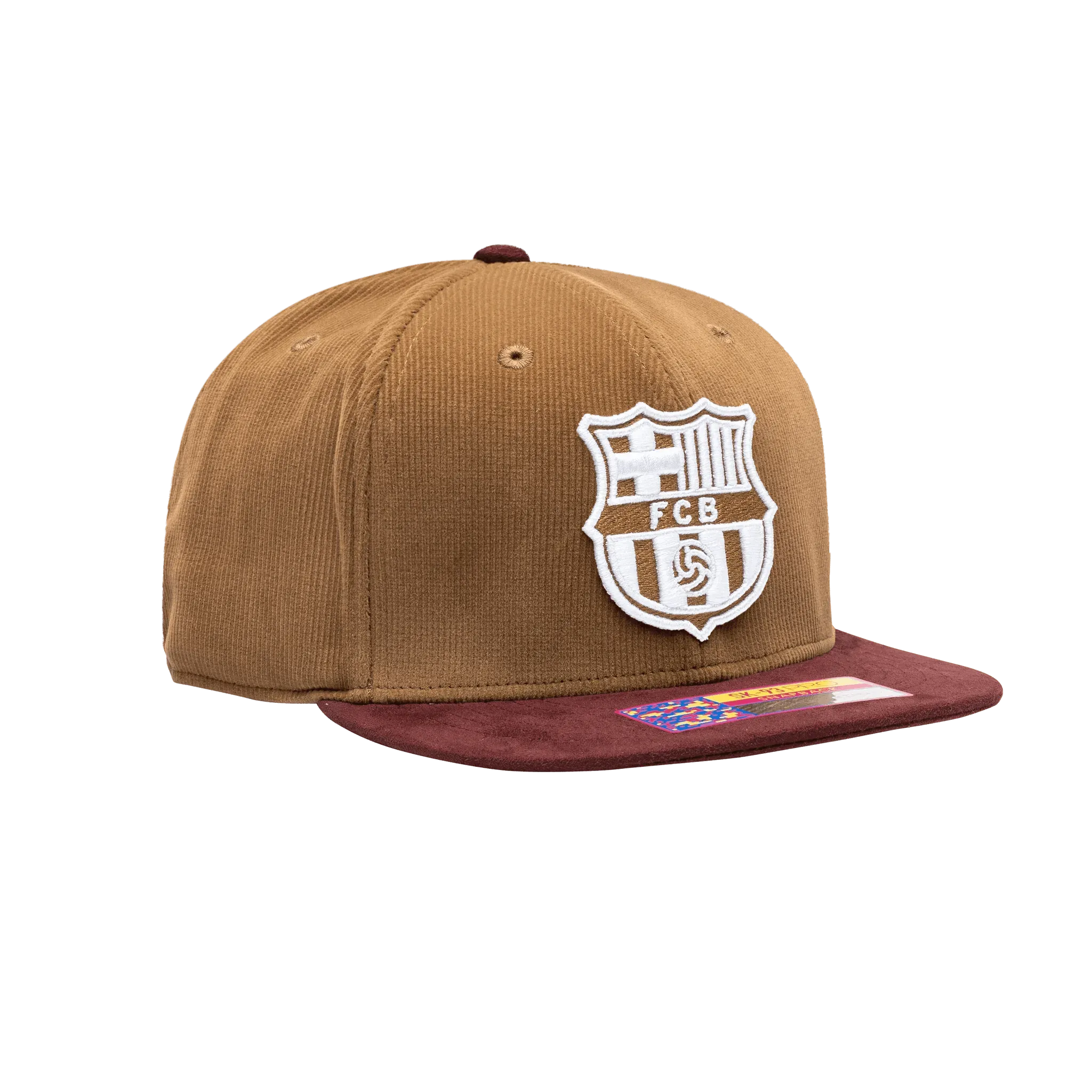 Fan Ink Collection Barcelona Cognac Snapback Hat