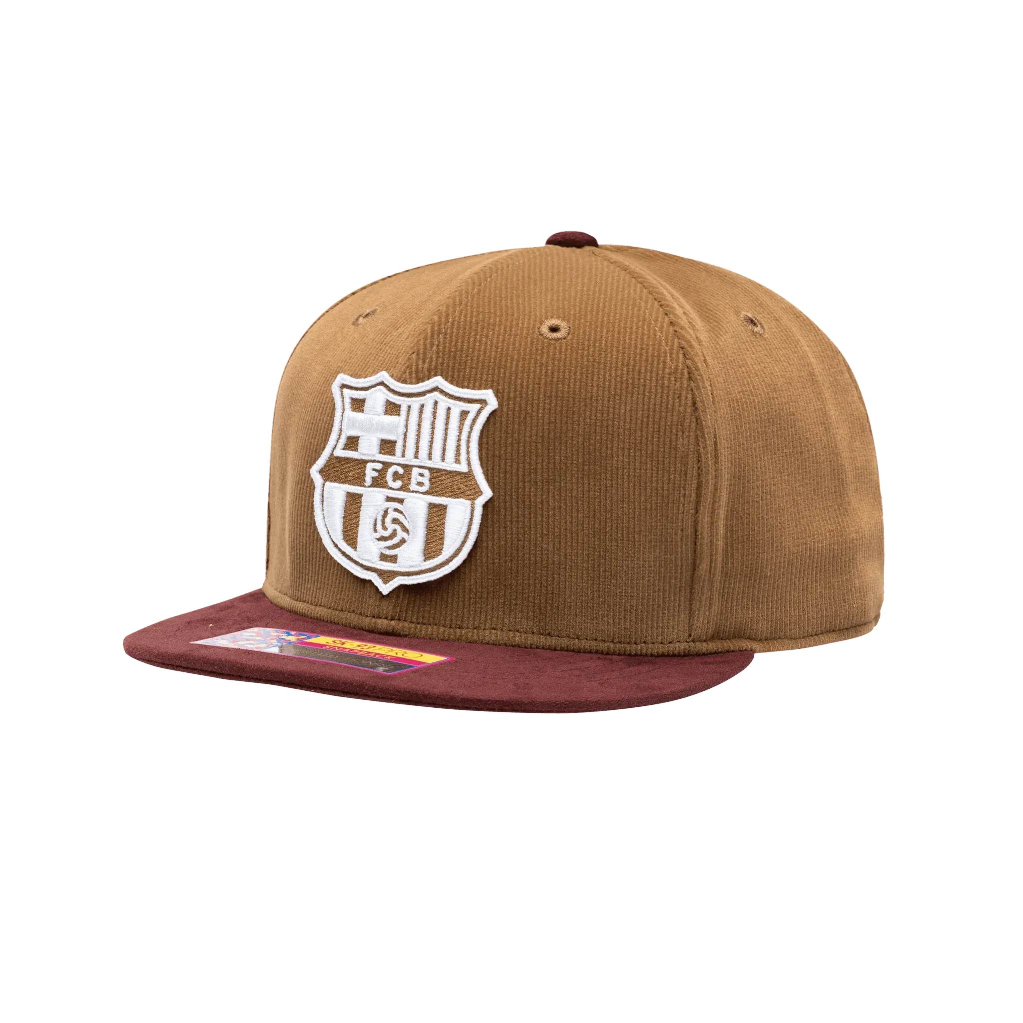 Fan Ink Collection Barcelona Cognac Snapback Hat