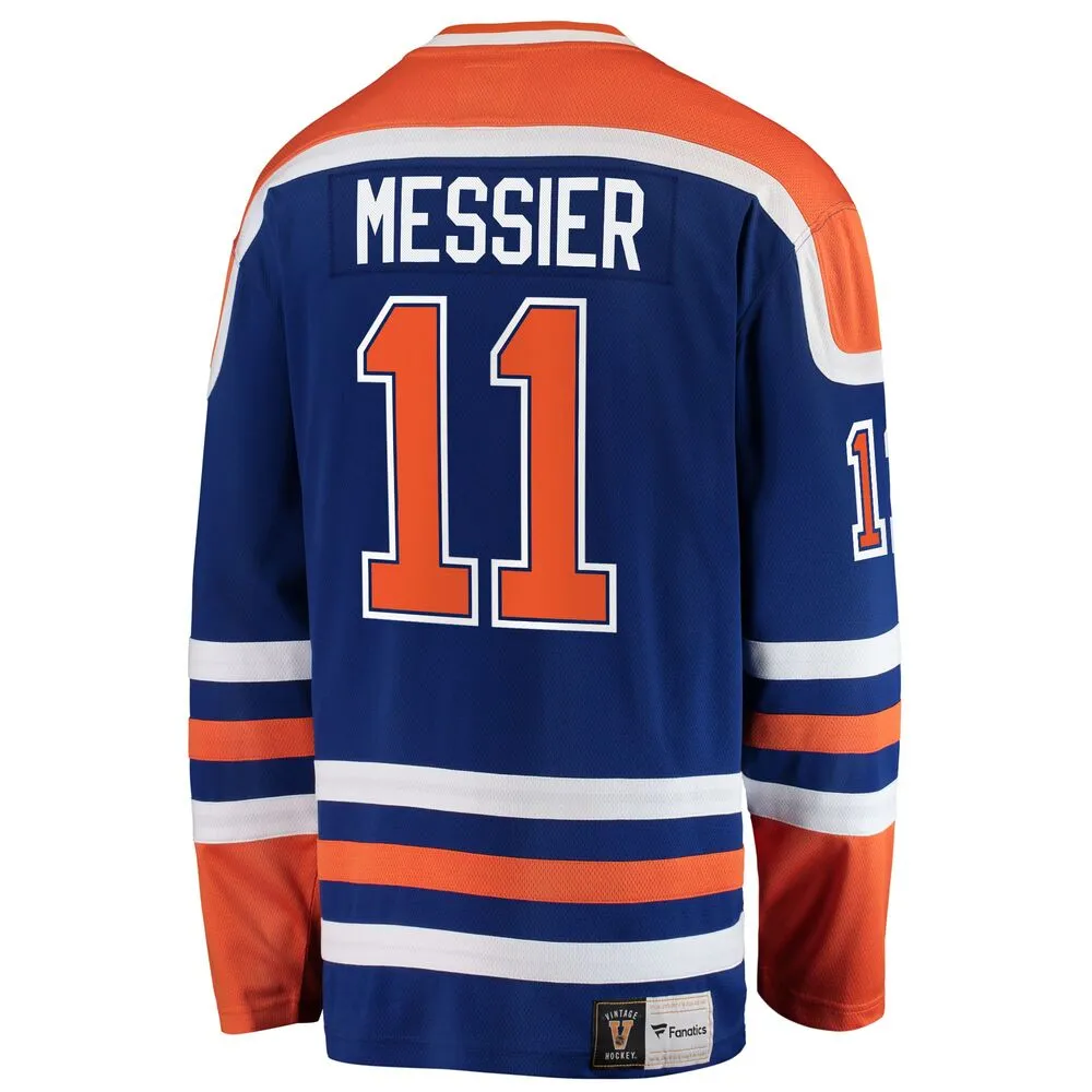 Fanatics Men's NHL Edmonton Oilers Mark Messier Breakaway Heritage Jersey