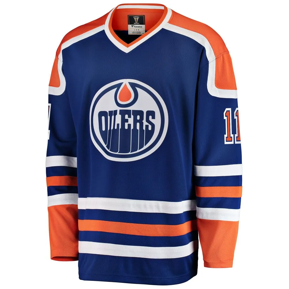 Fanatics Men's NHL Edmonton Oilers Mark Messier Breakaway Heritage Jersey