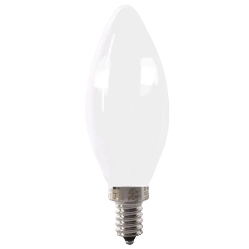 Feit Enhance B10 E12 (Candelabra) Filament LED Bulb Daylight 40 Watt Equivalence 2 pk