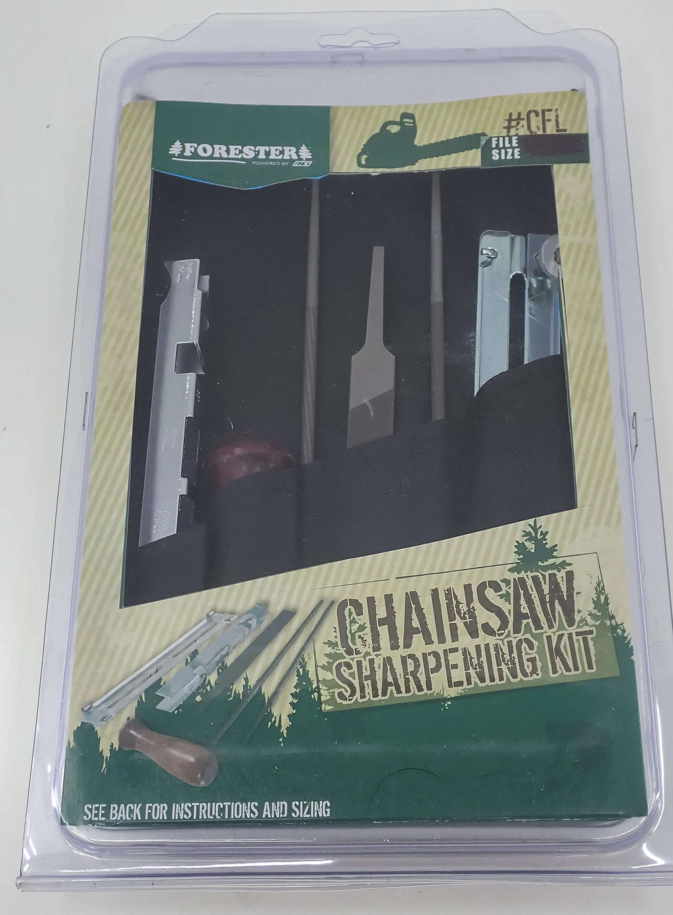 FORESTER CHAINSAW SHARPENING TOOL KIT 3/8 CHAIN 7/32 FILES