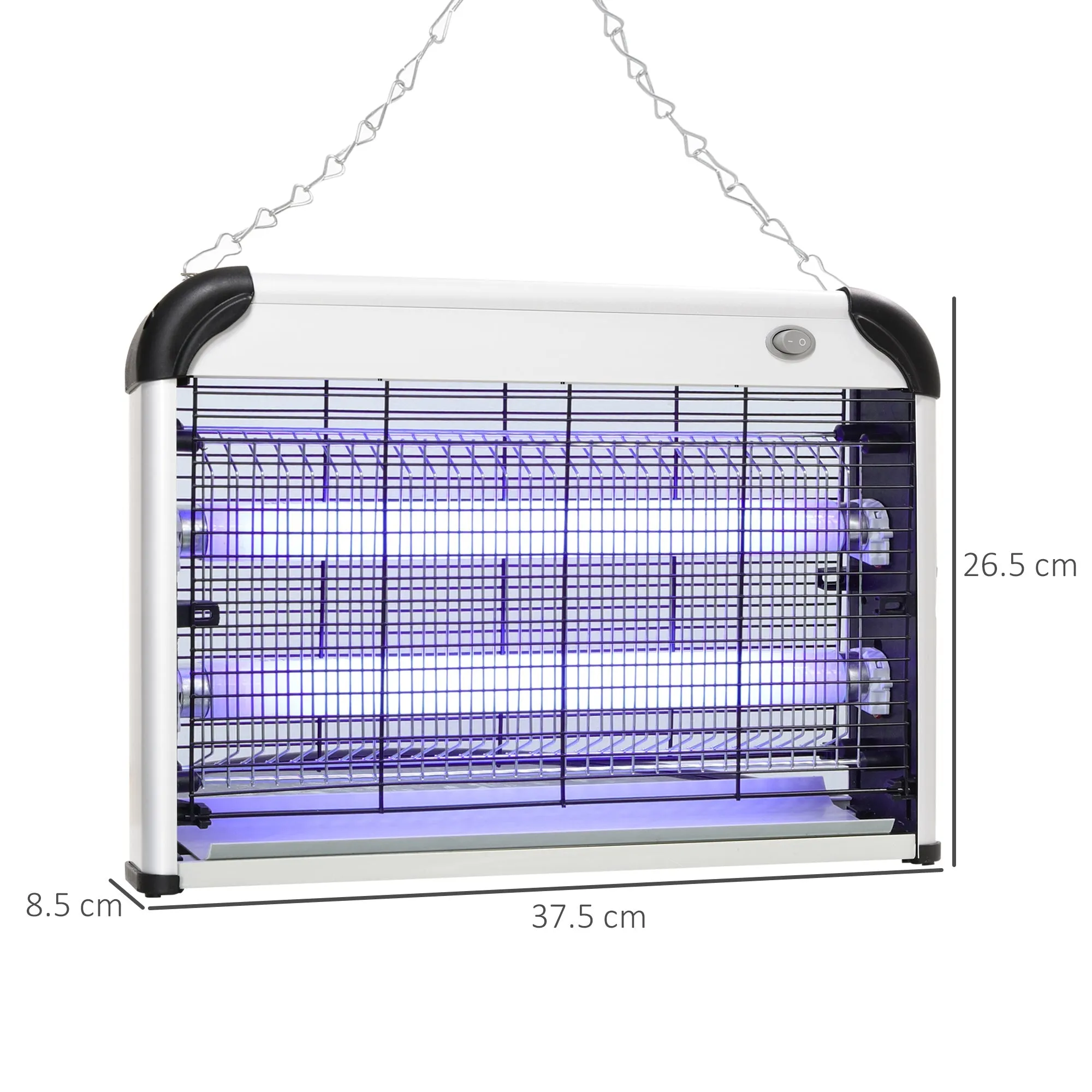 Free Standing Wall Hanging 20W Electric Fly Mosquito Killer Electric Fly Zapper