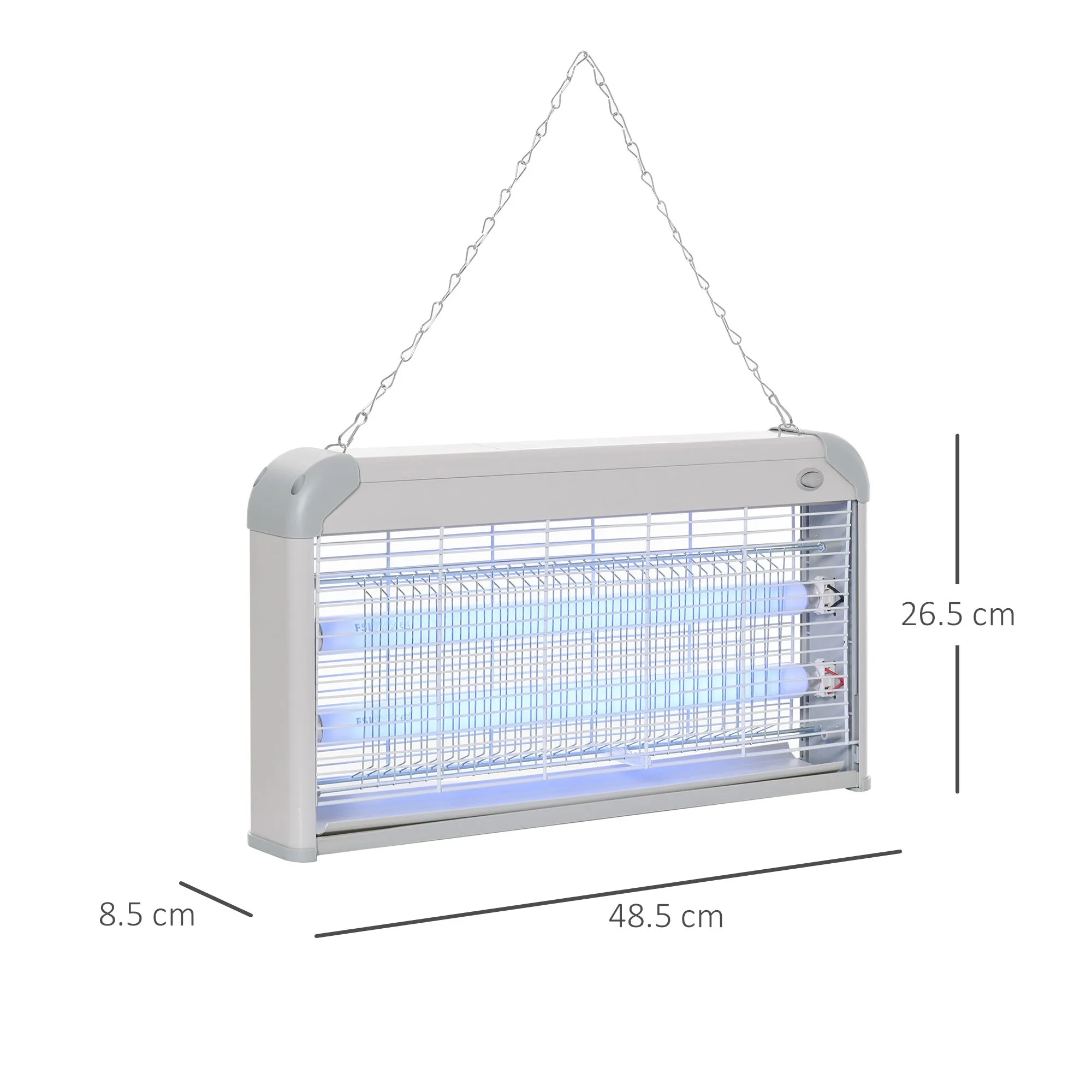 Free Standing Wall Hanging 30W Electric Fly Mosquito Killer 60? Coverage Electric Fly Zapper