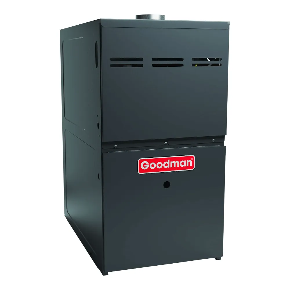 Goodman 80% AFUE 60,000 BTU Single Stage Ultra Low NOx Gas Furnace - Upflow/Horizontal - 17.5" Cabinet