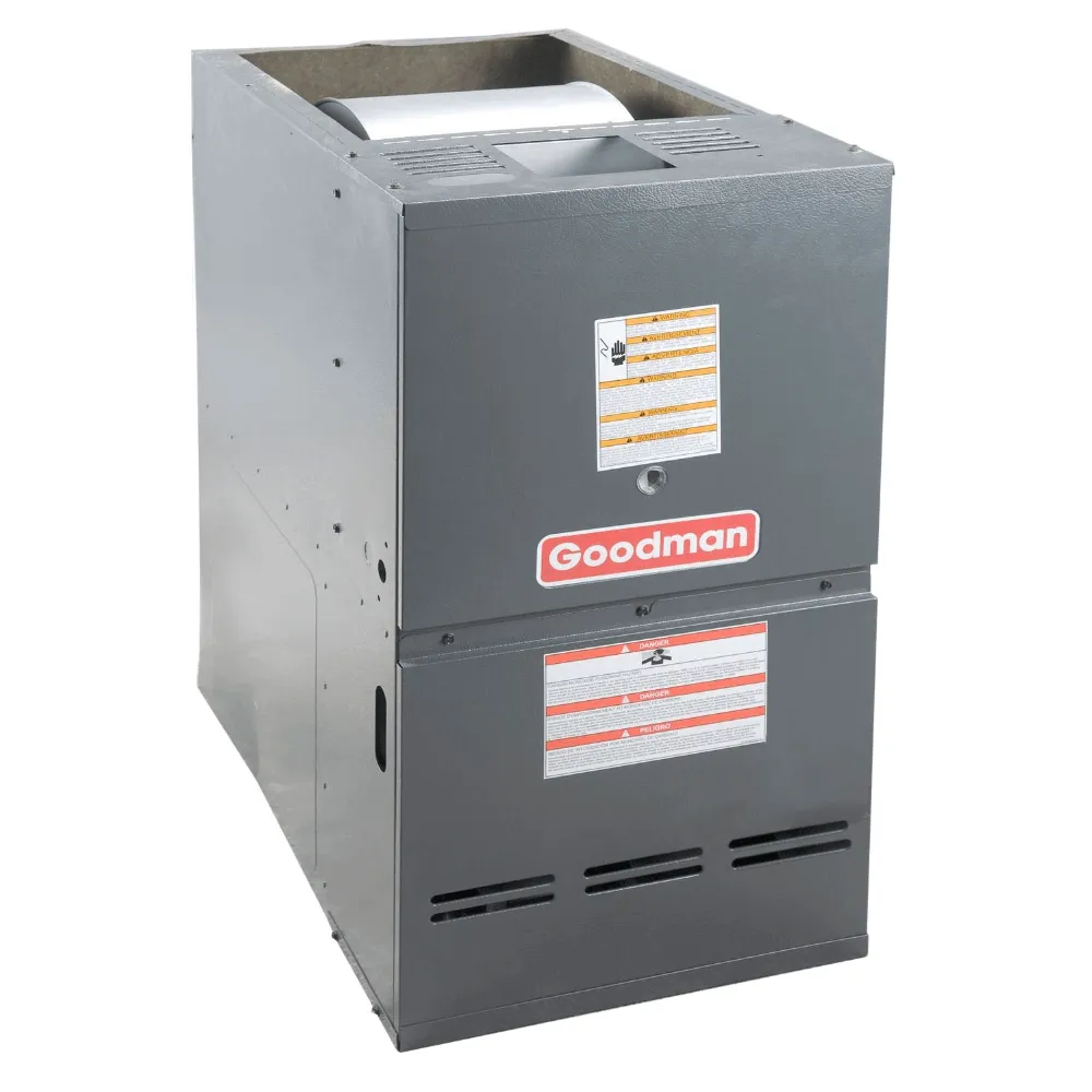 Goodman 80% AFUE 80,000 BTU Single Stage Gas Furnace - Downflow/Horizontal - 17.5" Cabinet