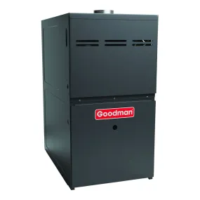 Goodman 80% AFUE 80,000 BTU Single Stage Gas Furnace - Upflow/Horizontal - 17.5" Cabinet - 1,600 CFM