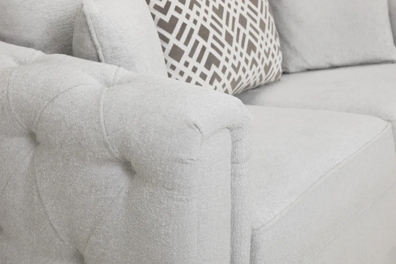 Grace Sofa - Light Grey Armchair