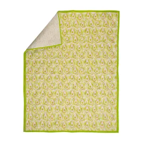 Gudgoodie Premium Cotton Muslin AC Quilt  Blanket- Avocados Jam