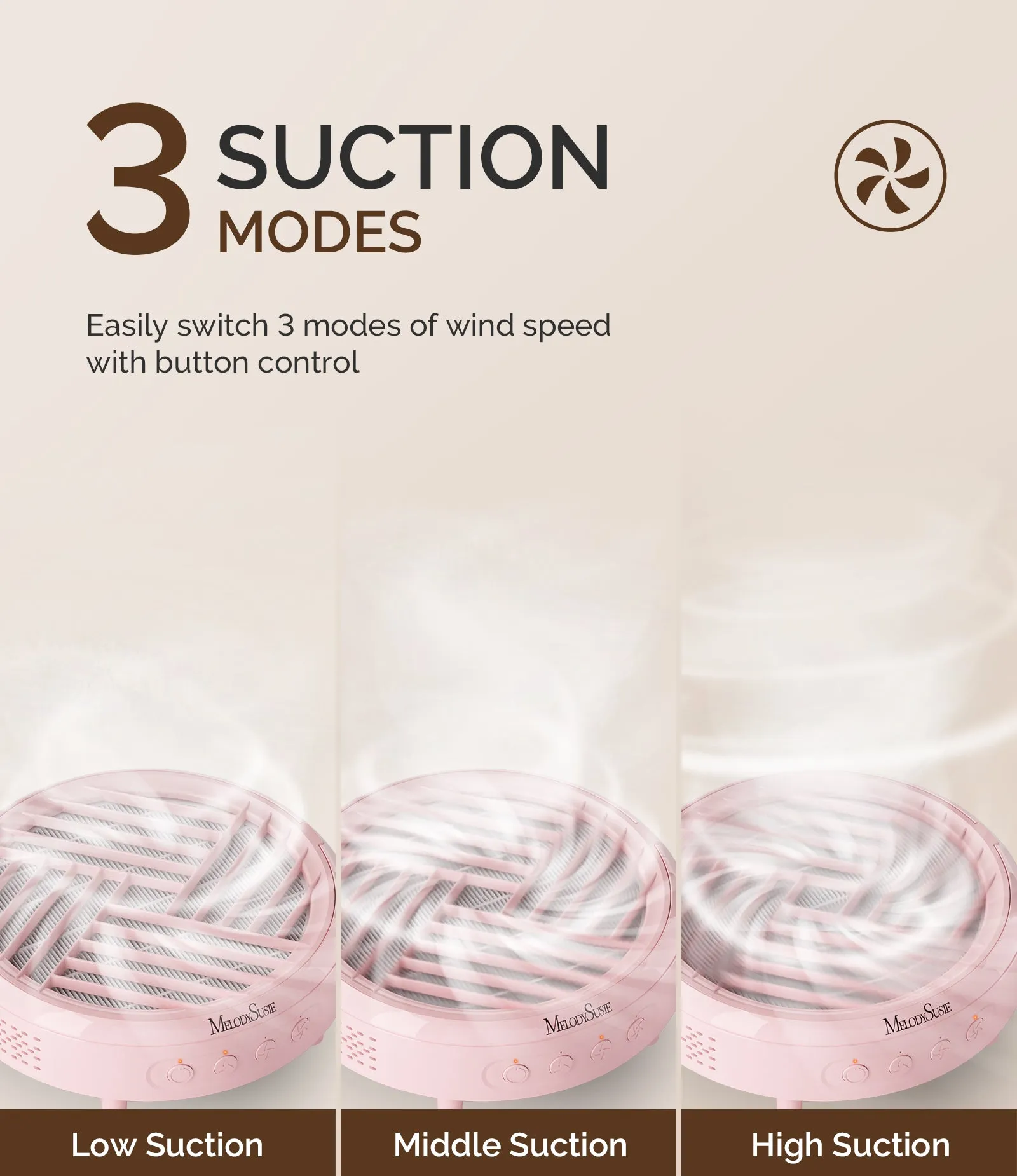 HPro Nail Dust Collector - Pink