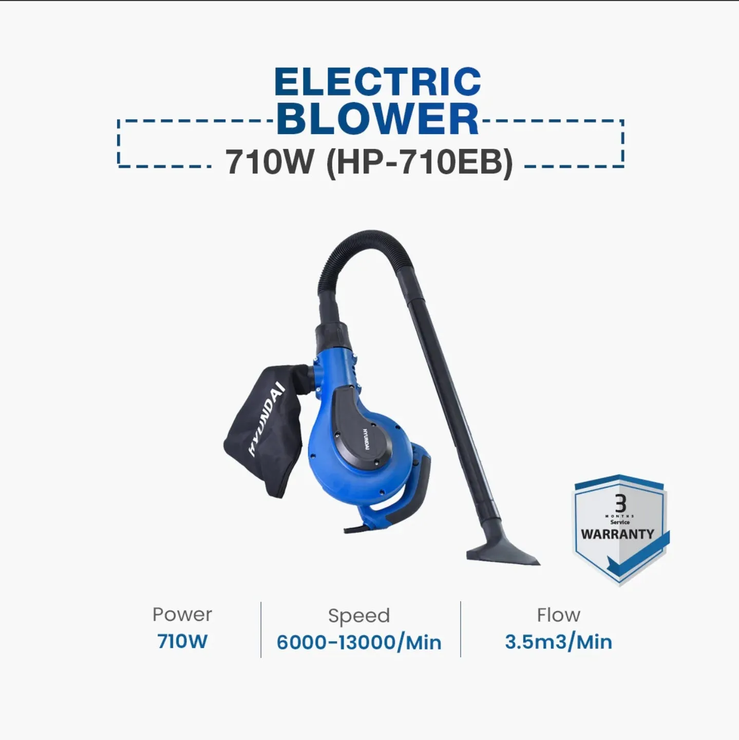 Hyundai Electric Blower 710W (HP-710EB)