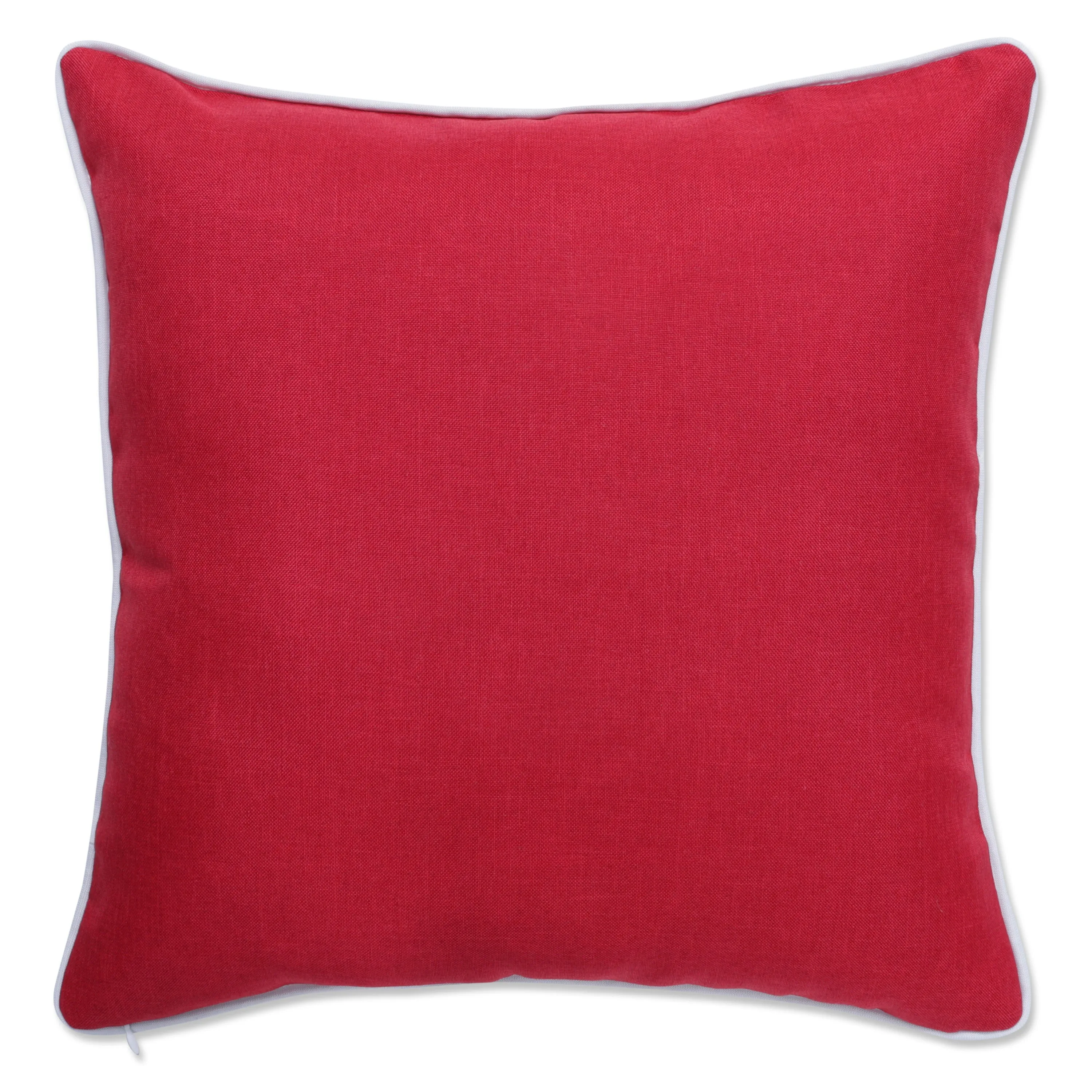 Indoor Valentines Heartfelt Hearts Red 17-inch Throw Pillow Cover