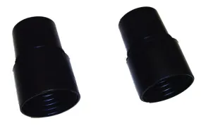 Industrial Vacuum 51mm Black Anti-Static Plastic Hose Cuffs Pair Of Two For Condiflex Hose