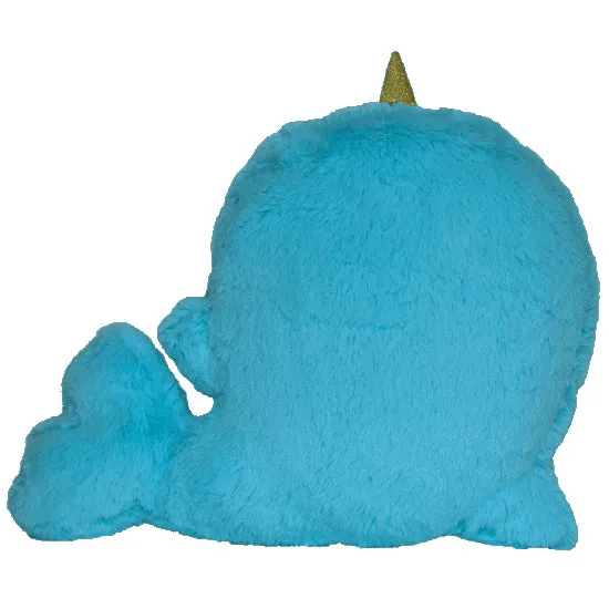 Iscream Rainbow Narwhal Furry Scented Pillow