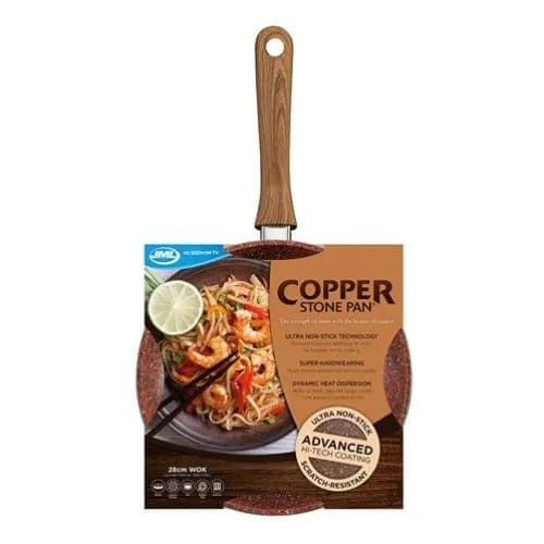 JML Copper Stone 28cm Wok