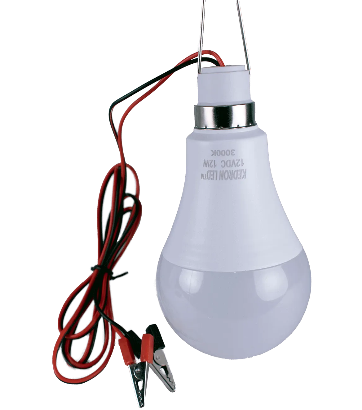 Kedron 12 Watt 12V Hanging Camp Light w/ Alligator Clips