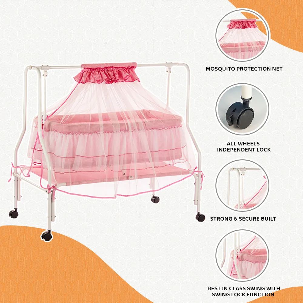 Kiddery Maia | Baby Cradle | Pink