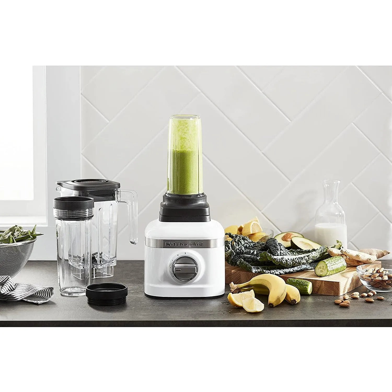 Kitchen Aid Blender w/ 2 Personal Blender Jars