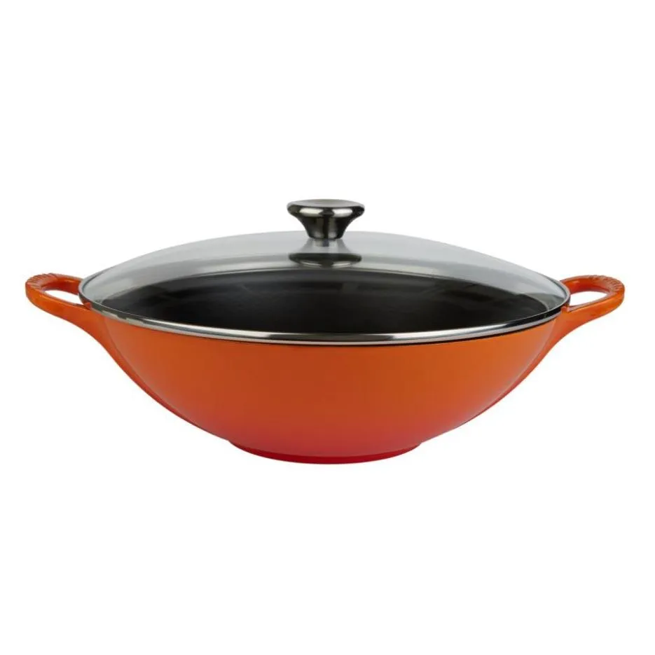 Le Creuset 5 QT (4.5L) Wok with Glass Lid