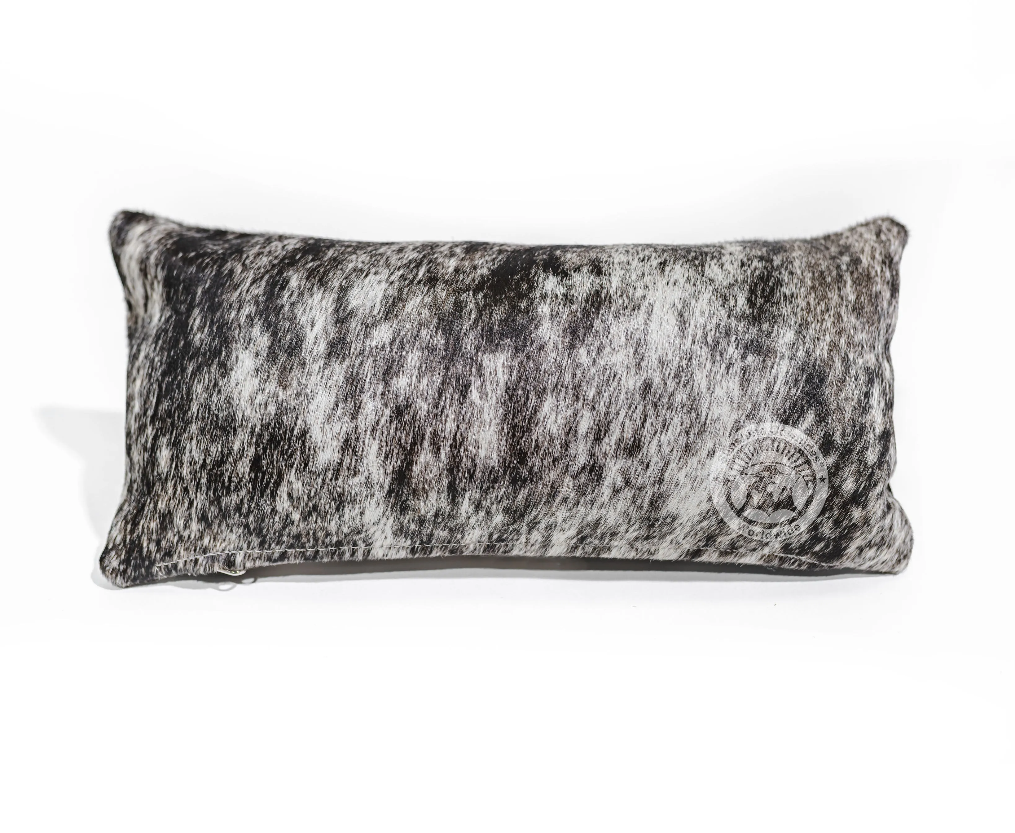 Light Brindle Cowhide Pillow Cover, 7 x 15"