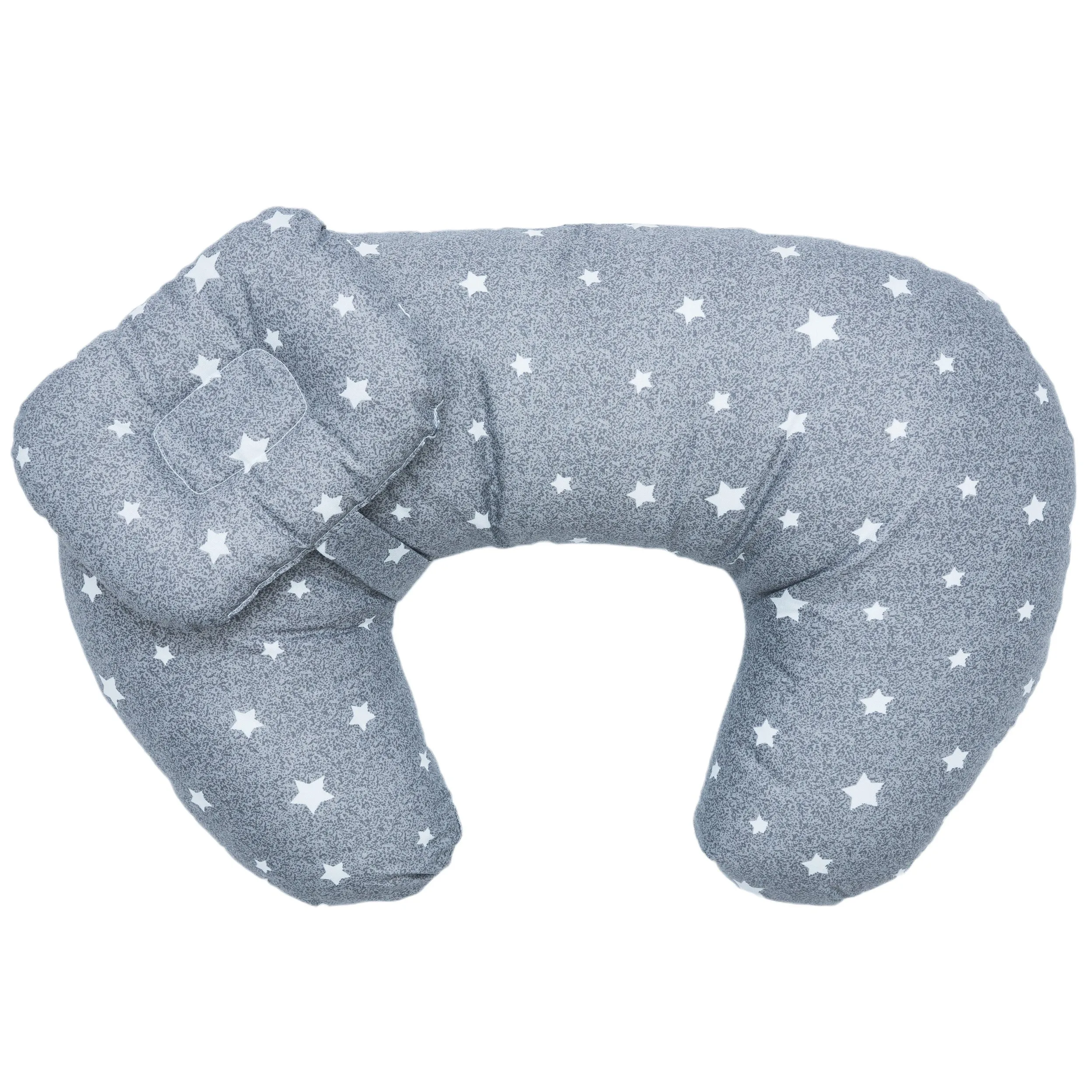 Little Angel Nursing Pillow W/ Baby Pillow (Grey)