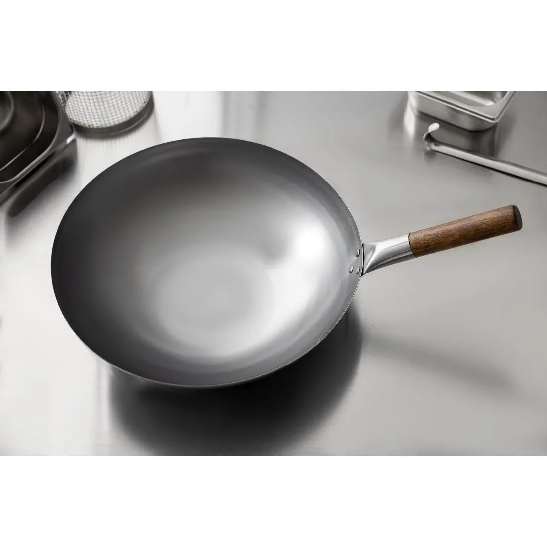 London Wok Round Bottom Wok 380mm - CT246