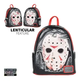 Loungefly Friday the 13th Jason Lenticular Mini-Backpack [EE Exclusive]