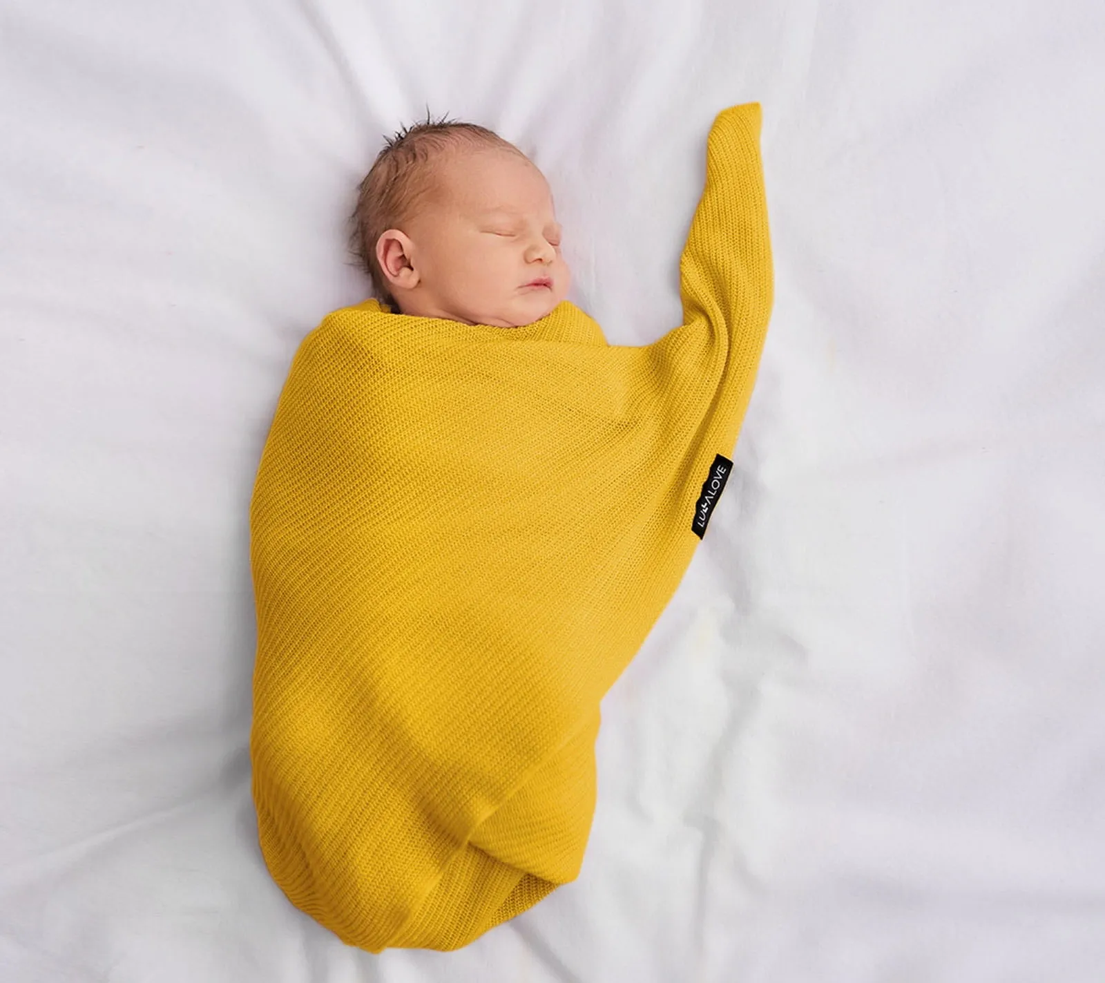 Lullalove Light Knitted Bamboo Swaddle Blanket