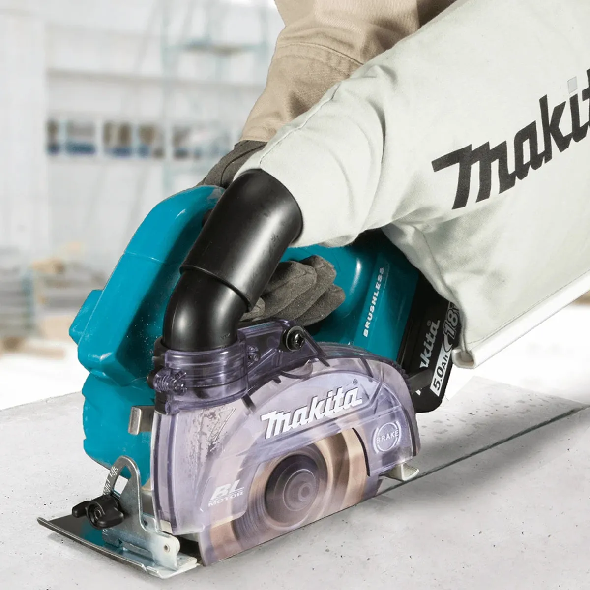 Makita DCC500Z 18V LXT Brushless 125mm Disc Cutter Body Only