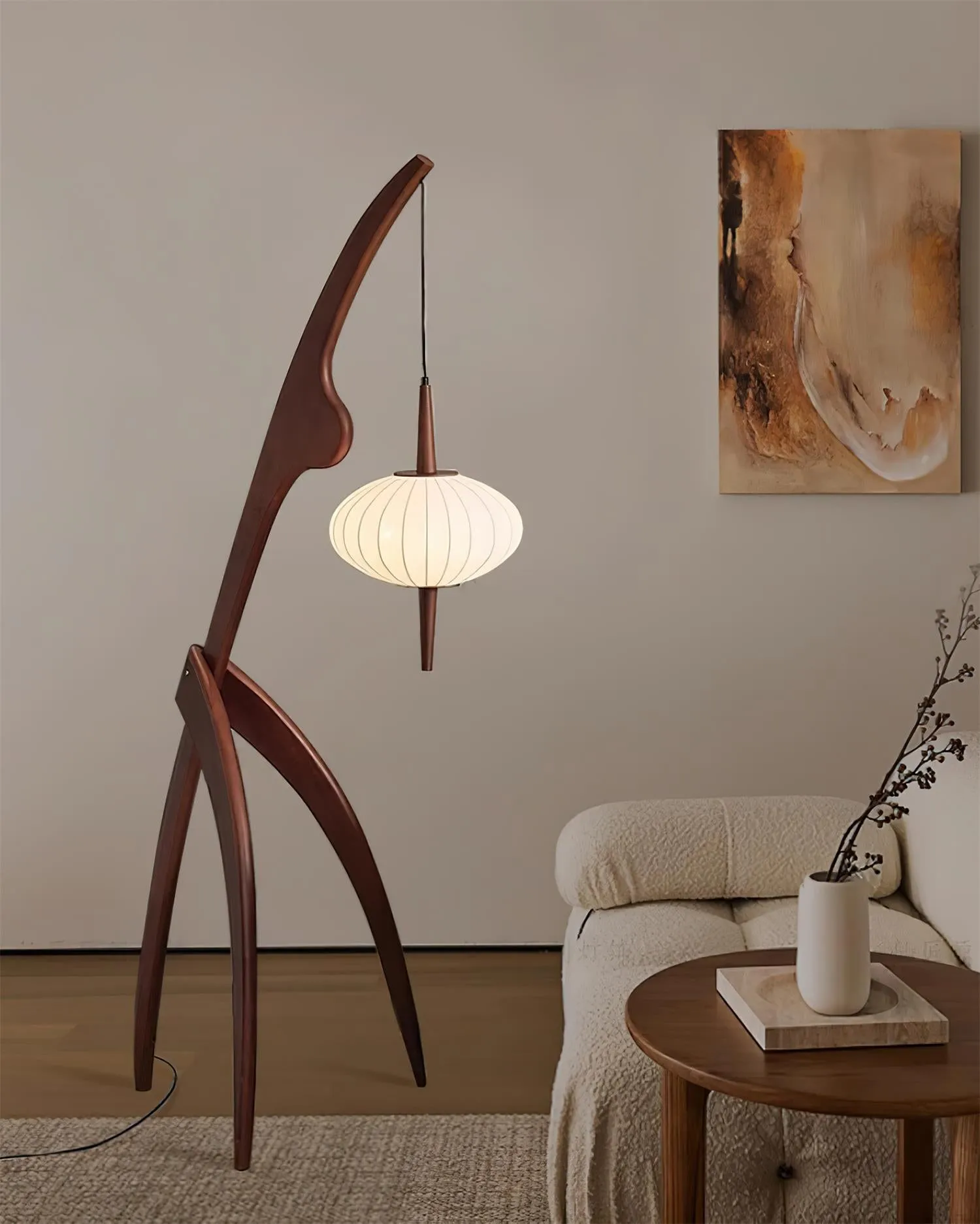 Mantis Wood Floor Lamp